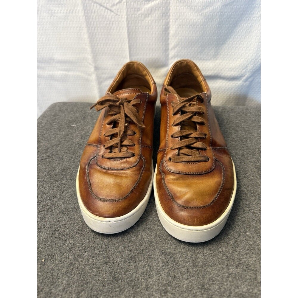 Magnanni Vera Gomma Leather Sneaker Cognac Size 12 Mens 24478